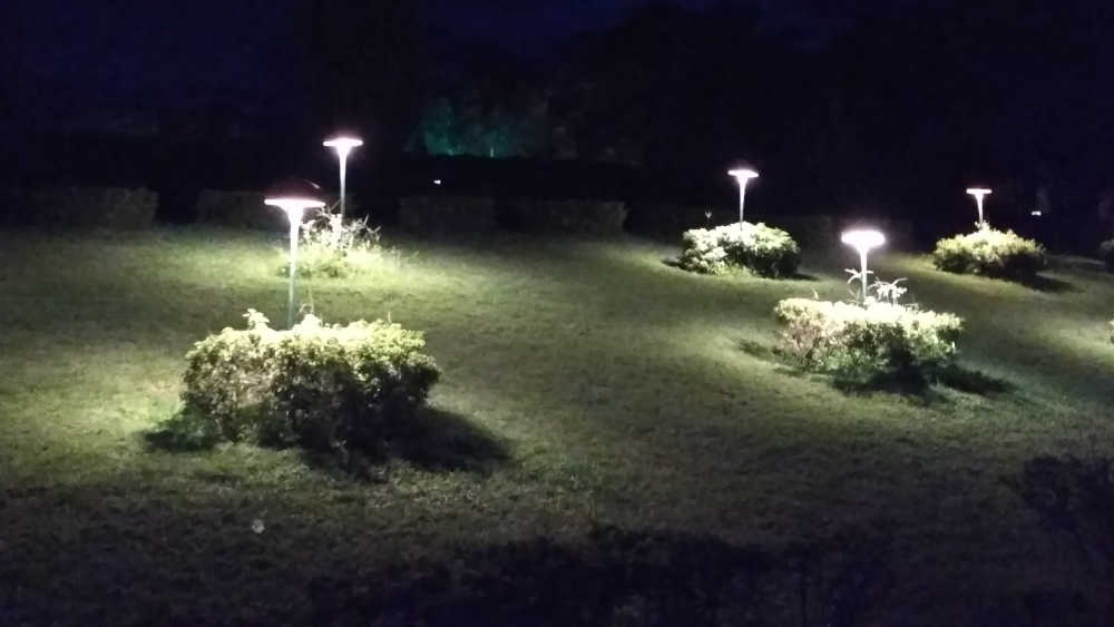 Lights inside brindavan gardens