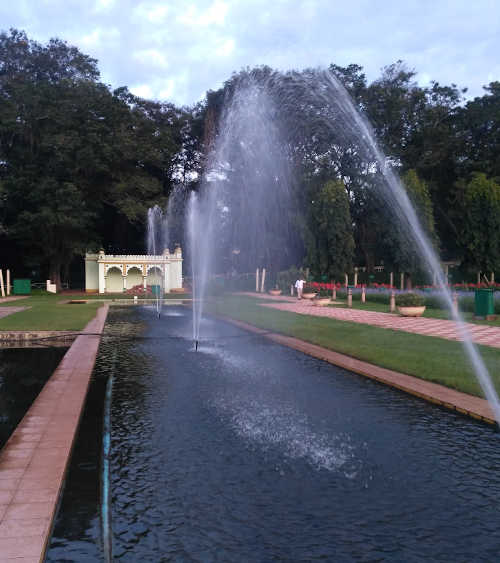 Water fountain of Brindavan gardens