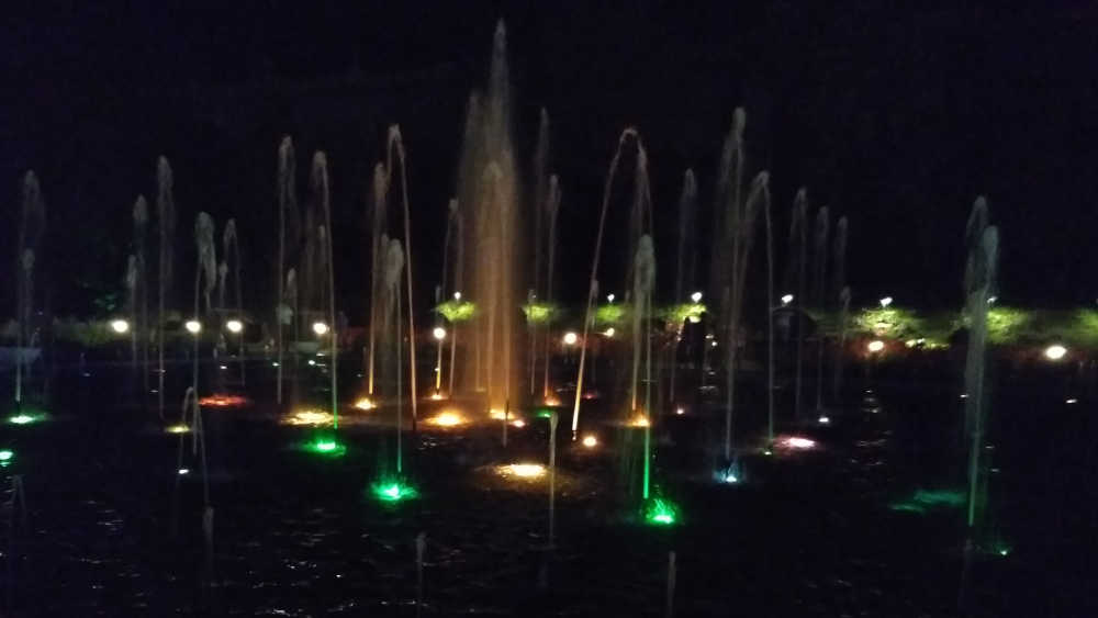 Musical water fountain of Brindavan gardens